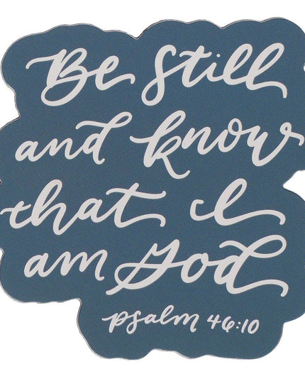 Magnet Teal Be Still Ps. 46:10