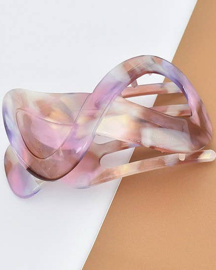 Lay Flat Flower Hair Claw Clips for Secure Styling | 40H1007