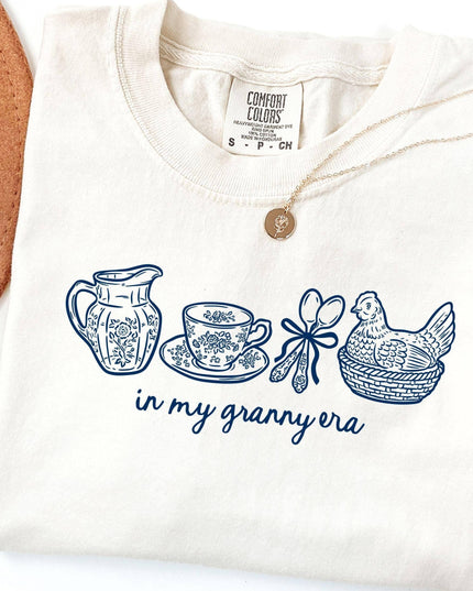 Comfort Colors In My Granny Era Shirt, Cozy Grandma Sweater
