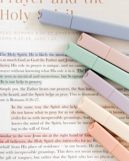 Muted Pastel Highlighters - OUR BEST SELLER!