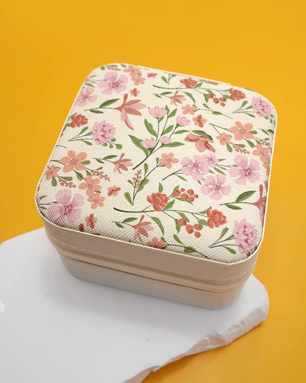 DESIGNED JEWELRY ORGANIZER TRAVEL BOX CASE | 40P566