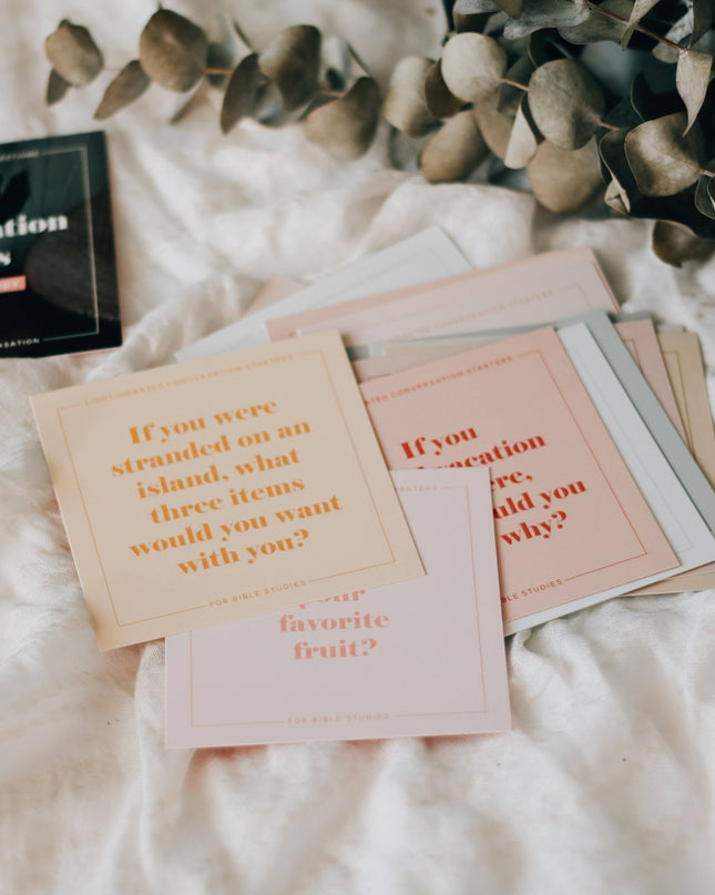 Conversation Cards for Bible Study