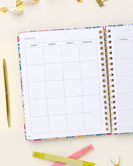 Fresh Start Weekly Goal Planner | Bold Blooms