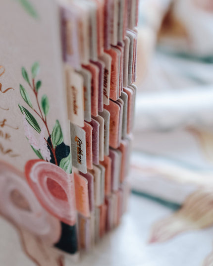 Pastel Floral Bible Tabs