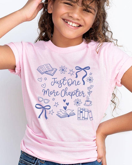 Just One More Chapter Kids Graphic Tee