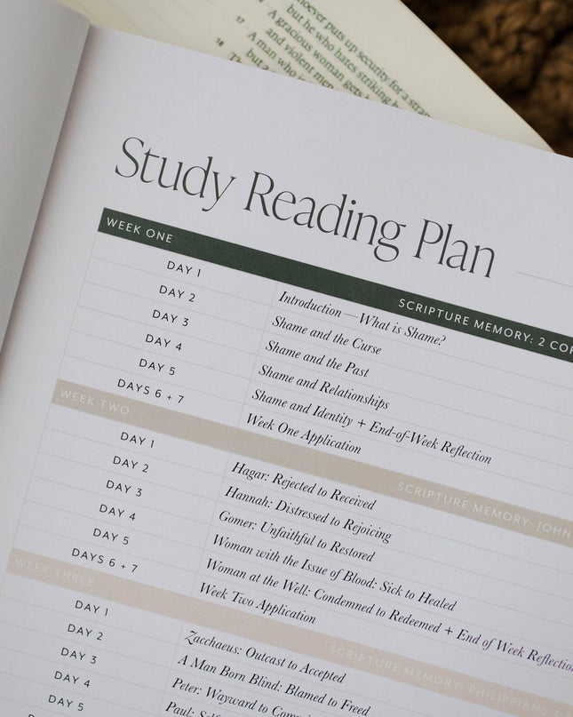 Free From Shame Bible Study