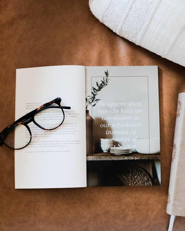 Breaking Free From Busyness