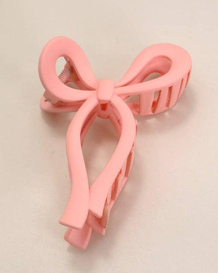 MATTE BOW HAIR CLAW CLIPS | 40H721