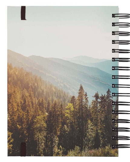 Be Strong and Courageous Large Wirebound Journal with Elasti