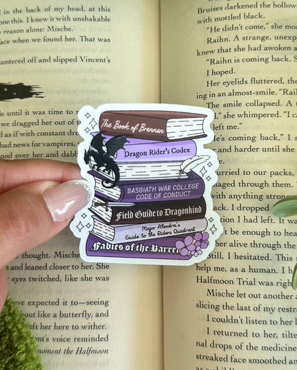 Fourth Wing Books Sticker