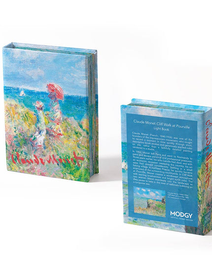 Modgy Light Book - Claude Monet Cliff Walk at Pourville