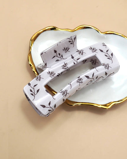 Large Fall Leaf Pattern Hair Claw Clips | 40H995