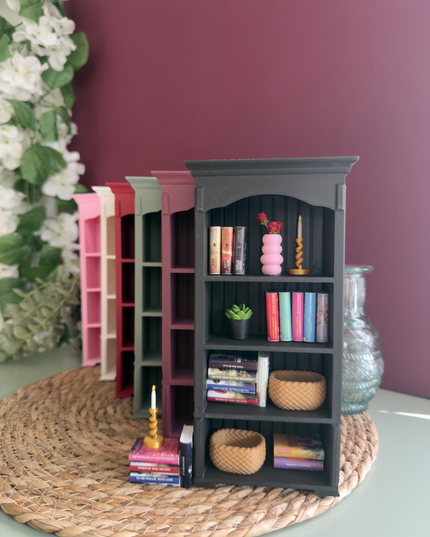 Vintage Miniature Bookshelf
