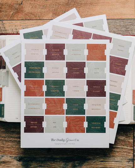 Jewel Tone Bible Tabs