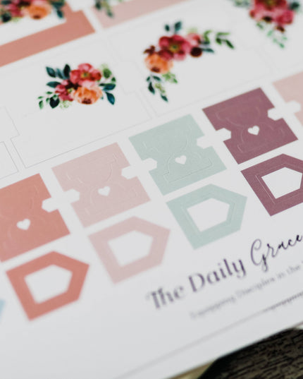 Floral Bible Tabs