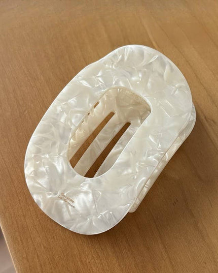 Jumbo Lay Flat Oval Hair Claw Clips Secure Styling | 40H993