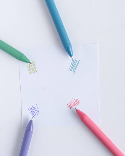 Bookish Babe Reading Jotter Colored Gel Pen Gift Set of 4