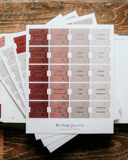 Rose Floral Bible Tabs
