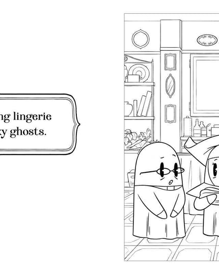 Golden Ghouls: A Thank-You-for-Being-a-Fiend Coloring Book