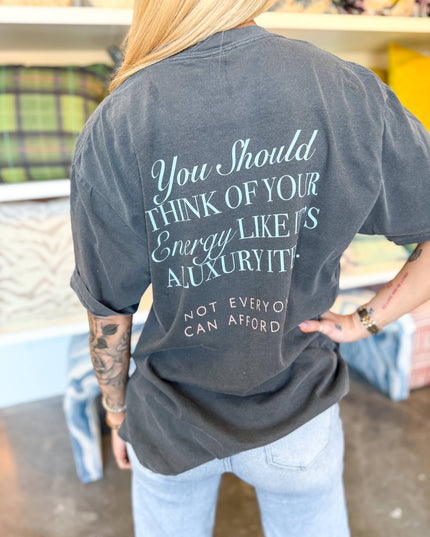 Protect Your Energy Tee in Pepper