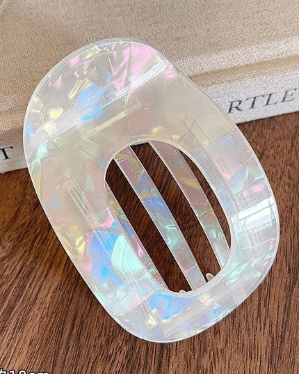 Jumbo Lay Flat Oval Hair Claw Clips Secure Styling | 40H1040