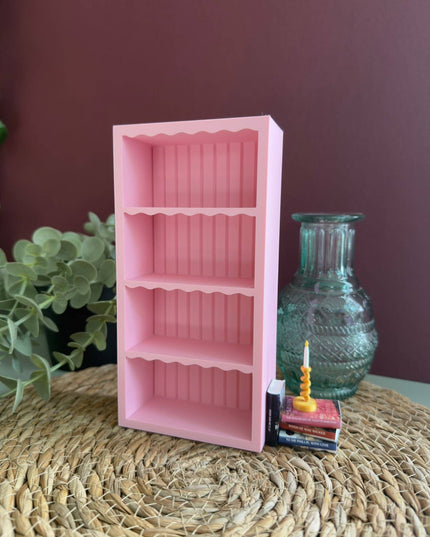 Scalloped Miniature Bookshelf