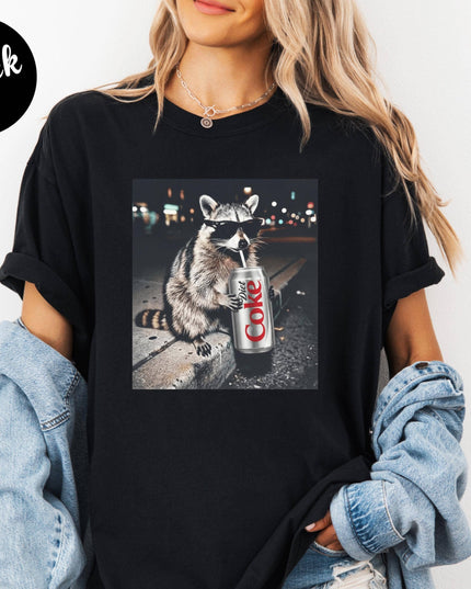 Diet Coke Raccoons Funny Meme Genz Dank Trendy Shirt