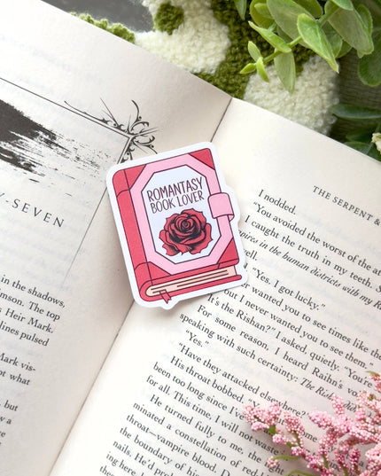 Romantasy Book Lover Sticker