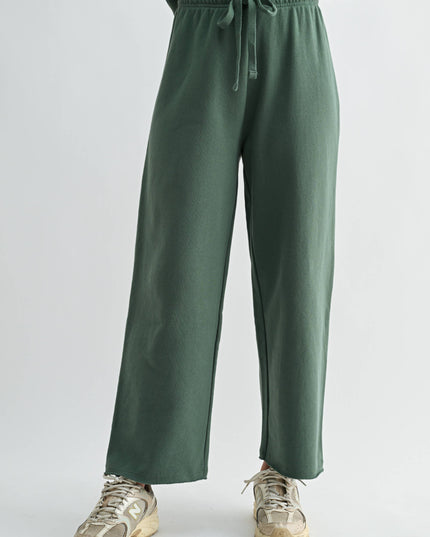 Malibu Wide-Leg Fleece Pants