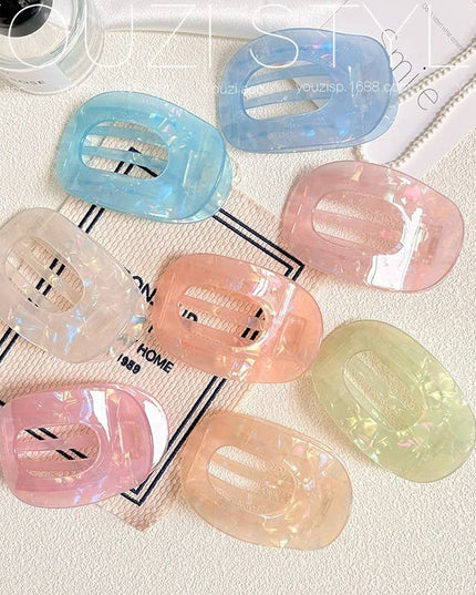 Jumbo Lay Flat Oval Hair Claw Clips Secure Styling | 40H1040
