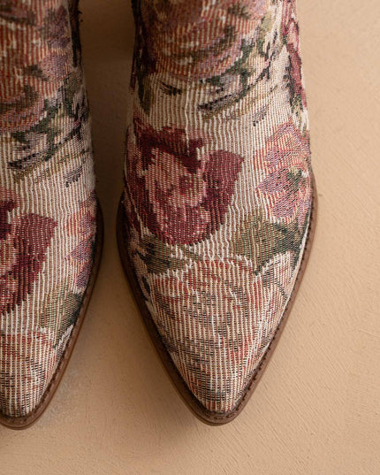 The Karina | Mauve Tapestry Bootie