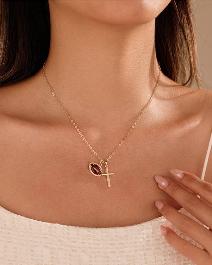 Gameday Sports Enthusiast Cross Necklace | 40NK9711