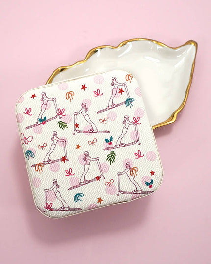 DESIGNED JEWELRY ORGANIZER TRAVEL BOX CASE | 40P566
