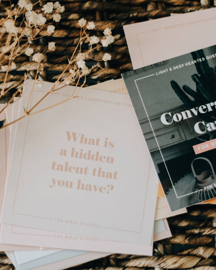 Conversation Cards for Bible Study