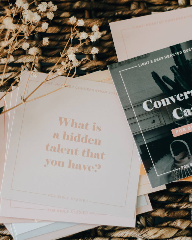 Conversation Cards for Bible Study