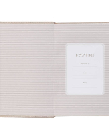 KJV Bible Compact Faux Leather, Taupe