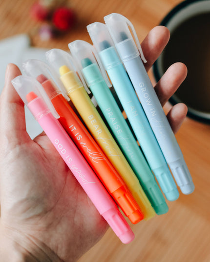 Pastel Bible Highlighter Set