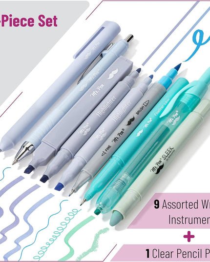 Bible Journaling Kit with Pouch, 10 Pack — Assorted Pens &