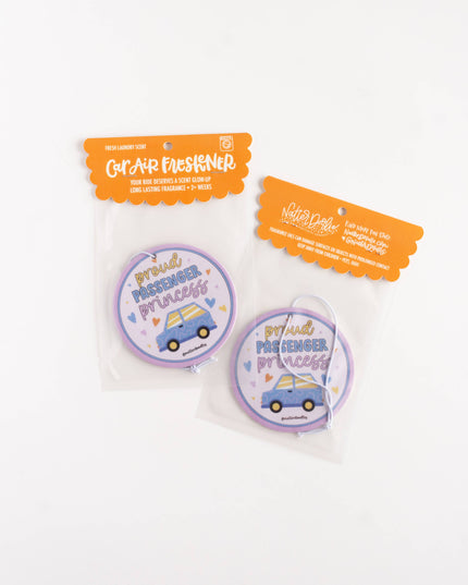 Proud Passenger Princess Fresh Linen Funny Car Air Freshener