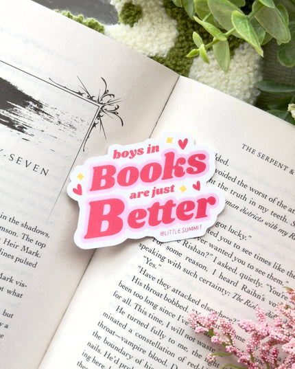 Boys in Books are just Better Sticker