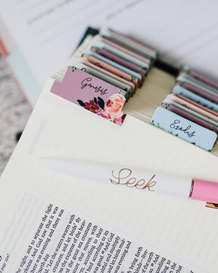 Floral Bible Tabs
