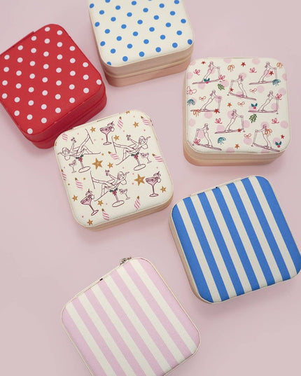 DESIGNED JEWELRY ORGANIZER TRAVEL BOX CASE | 40P566