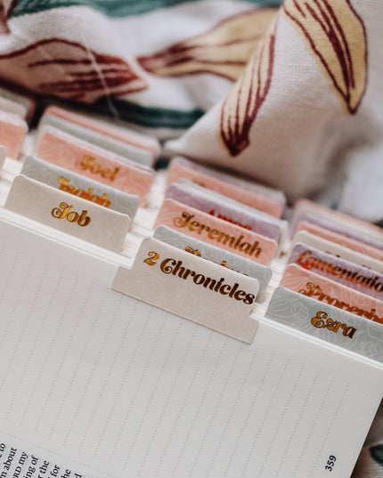 Pastel Floral Bible Tabs