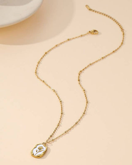 STAINLESS STEEL NON-TARNISH ROSE NECKLACE | 40NK9737