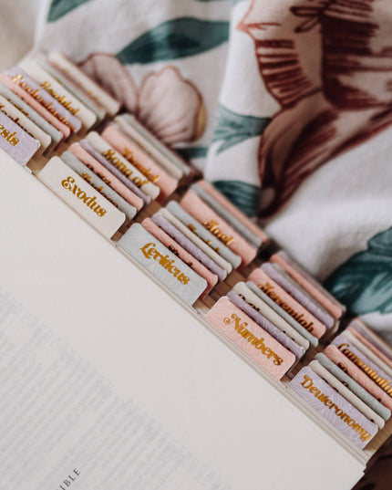 Pastel Floral Bible Tabs
