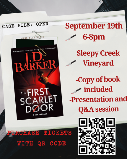Silk & Spine Presents: The First Scarlet Door Launch with J.D. Barker
