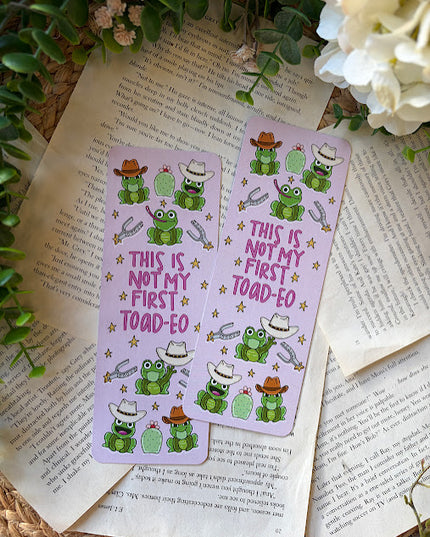 This Is Not My First Toad-eo Bookmark