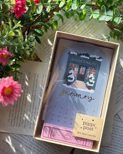Book Lover's 2026 Mini Desk Calendar