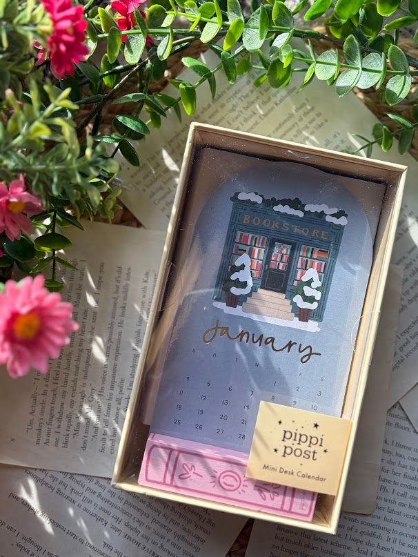 Book Lover's 2026 Mini Desk Calendar
