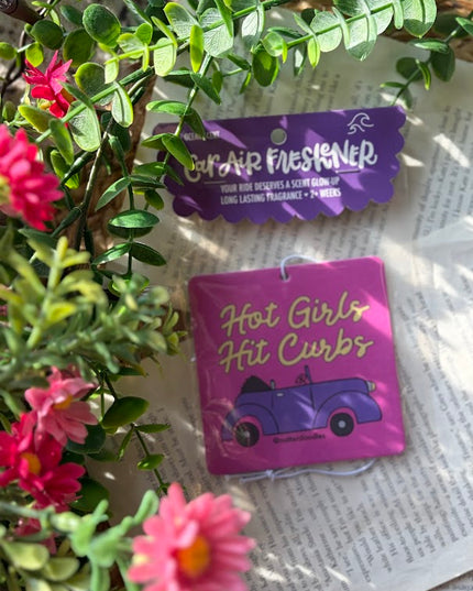 Hot Girls Hit Curbs – Ocean Scent Funny Car Air Freshener